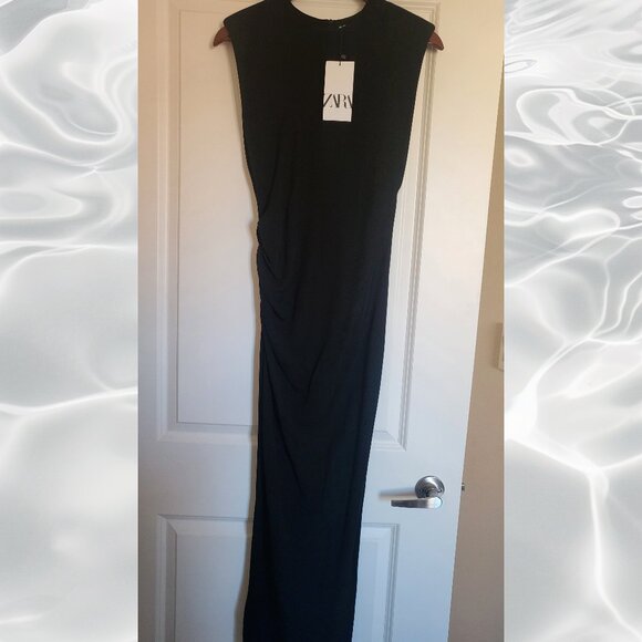 Zara Draped Midi Dress - Picture 2 of 12